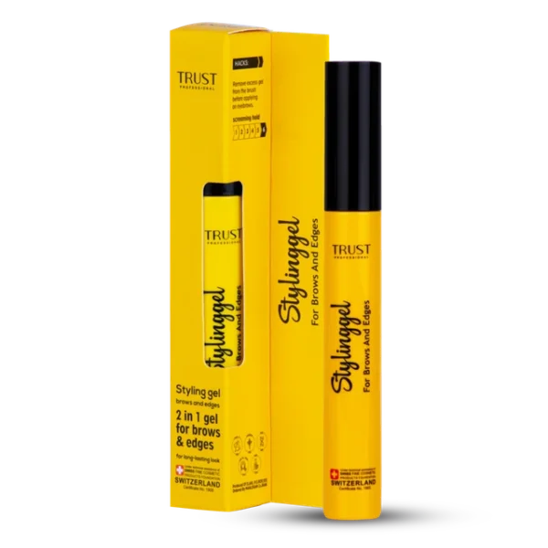 Eyebrow lift gel | ژل لیفت ابرو تراست | فوق العاده قوی با ماندگاری تا 24 ساعت خشک شدن سریع، بدون سفیدک و چسبندگی برس دوطرفه برای استفاده و استایل آسان و دقیق مرطوب کننده قوی مناسب ابرو و موهای کوتاه پیشانی