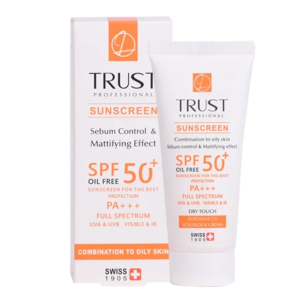 کرم ضد آفتاب فاقد چربی بیرنگ مختلط و چرب | +++PA | spf50 | UVA | UVB | آفتاب سوختگی | تراست | روتین پوست چرب | روتین پوست مختلط | روتین پوستی | ضد آفتاب | ضد آفتاب فاقد چربی | فاقد پارابن | فاقد چربی | کرم ضد آفتاب رنگی | لک پیری | نیاسینامید