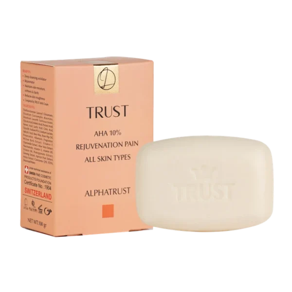 پن لایه بردار آلفاتراست حاوی 10% AHA | پاکسازی پوست | پاکسازی صورت | پن لایه بردار | تراست | جوانسازی | رفع تیرگی | رفع زبری پوست | روشن کننده | شفاف کننده | شوینده صورت | لایه بردار | لک پوست | مرطوب کننده