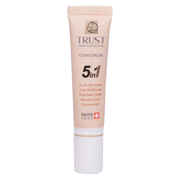 کانسیلر 5 در 1 تراست | SPF30 | آبرسان دور چشم | پف دور چشم | تراست | تیرگی دورچشم | جوانسازی | چین و چروک | روشن کننده | ضد آفتاب | ضد آفتاب دور چشم | ضد آفتاب رنگی | ضد پیری | ضد چروک | کانسیلر | ویتامین ای | ویتامین سی