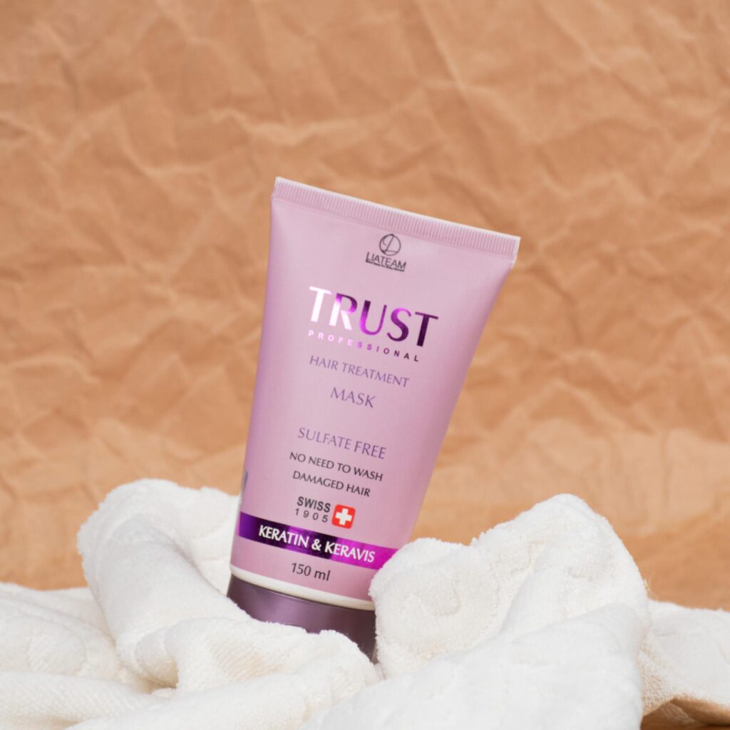 ماسک موی بعد از حمام کراتین | تراست | ترمیم کننده ساقه مو | تغذیه مو | فاقد سیلسکون | کراتین | کراویس | ماسک ترمیم کننده | ماسک مو | مناسب انواع مو | موهای آسیب دیده