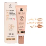 بی بی کرم پلاس تراست | بی بی کرم تراست | SPF30 | UVA | UVB | آکنه | بی بی کرم | بی بی کرم پلاس | تراست | جوش | ضد آفتاب | ضد آفتاب رنگی | کرم پودر | نیاسینامید | هیالورونیک
