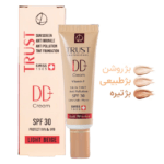 دی دی کرم پلاس تراست | SPF30 | UVA | UVB | الاستین | تراست | جوانسازی | چین و چروک | دی دی کرم | دی دی کرم پلاس | ضد آفتاب | ضد آفتاب رنگی | ضد پیری | ضد چروک | فاقد چربی | کرم پودر | کلاژن | هیالورونیک