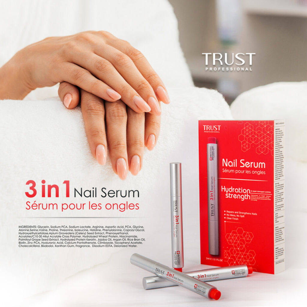 سرم ترمیم و تقویت ناخن تراست