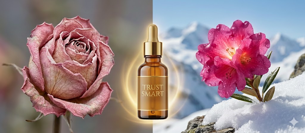 تکنولوژی سلول های بنیادی رز آلپ در تراست اسمارت برای بازسازی و محافظت از پوست