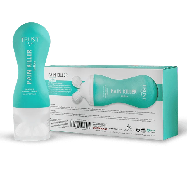 لوسیون ضد درد و گرفتگی عضلات تراست