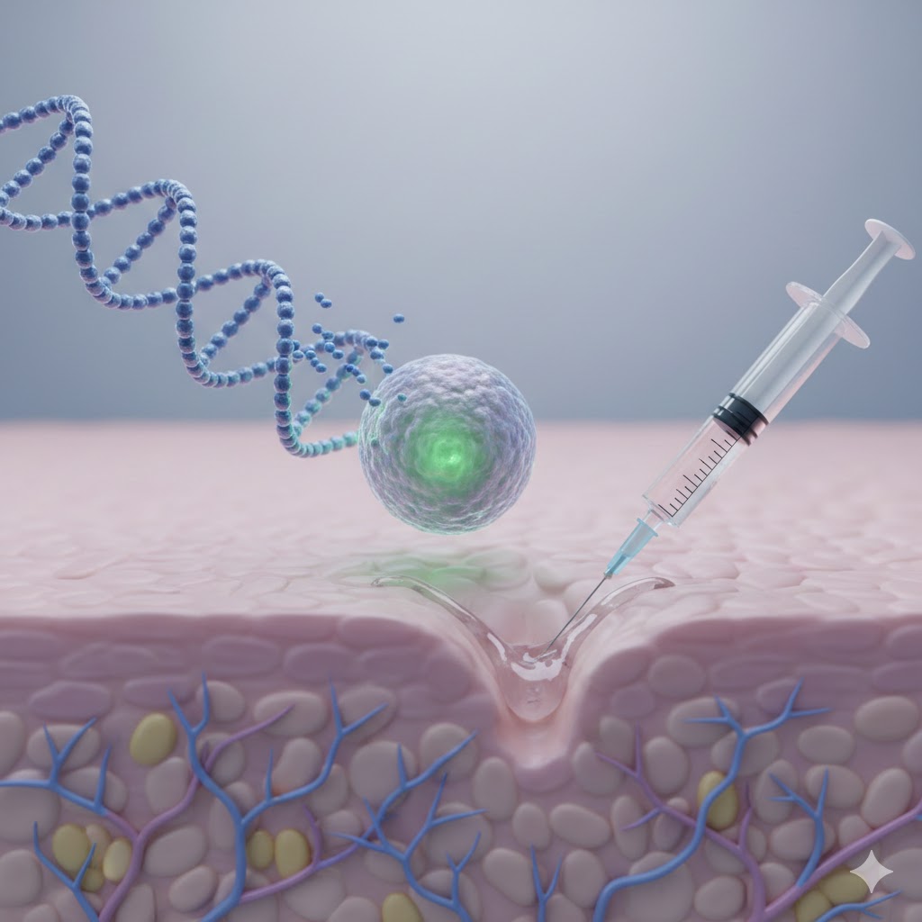 محصولات تراست واقعا کلاژن سازی می کنند؟ تصویر شماتیک کلاژن‌سازی در پوست.