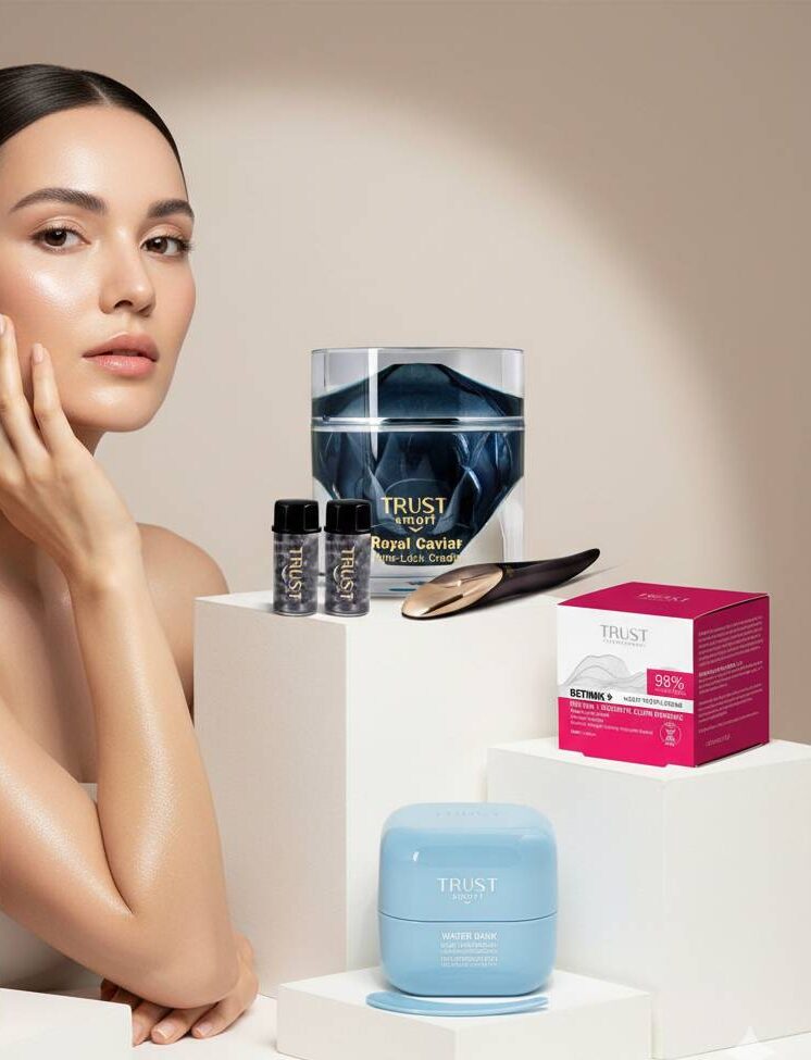 روتین پوست شیشه ای 2026 و درخشش آینه‌ای صورت با محصولات تراست اسمارت